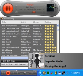 MediaMonkey Player and Tray Player UI