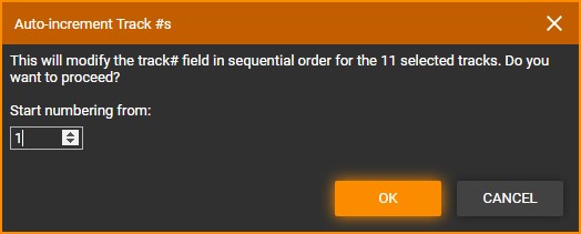 MediaMonkey Auto-Increment Track #s
